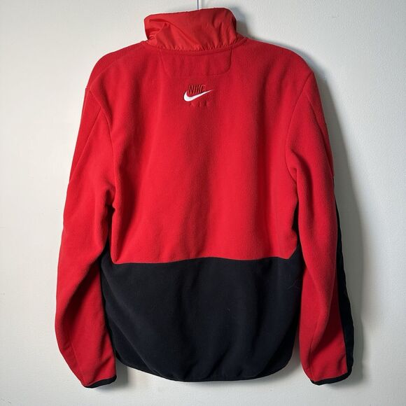 Nike Air Thermal Fleece Jacket Double Zipper Pullover Windbreaker Men’s Small - Picture 9 of 12